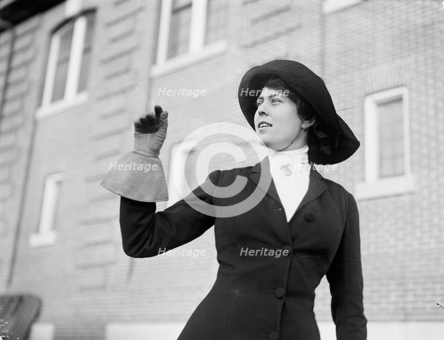 Mrs. R.C. Burleson, Suffragist - 1913. Creator: Harris & Ewing.