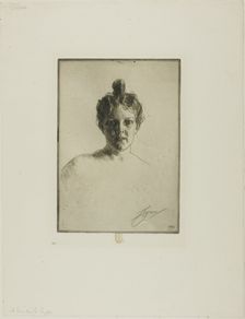 Mrs. Runeberg, 1900. Creator: Anders Leonard Zorn