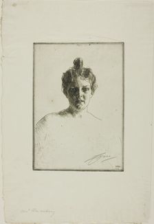 Mrs. Runeberg, 1900. Creator: Anders Leonard Zorn