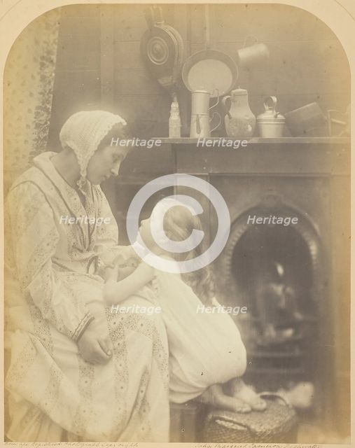 Mrs. Rachael Gurney ("May God Bring Father Safely Home", "Three Fishers Went Sailing...), c. 1872/74 Creator: Julia Margaret Cameron.