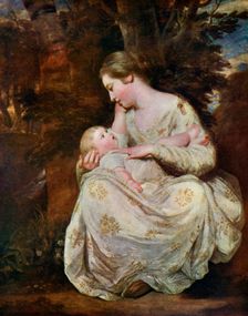 Mrs Richard Hoare and Child 1763, (1912).Artist: Sir Joshua Reynolds