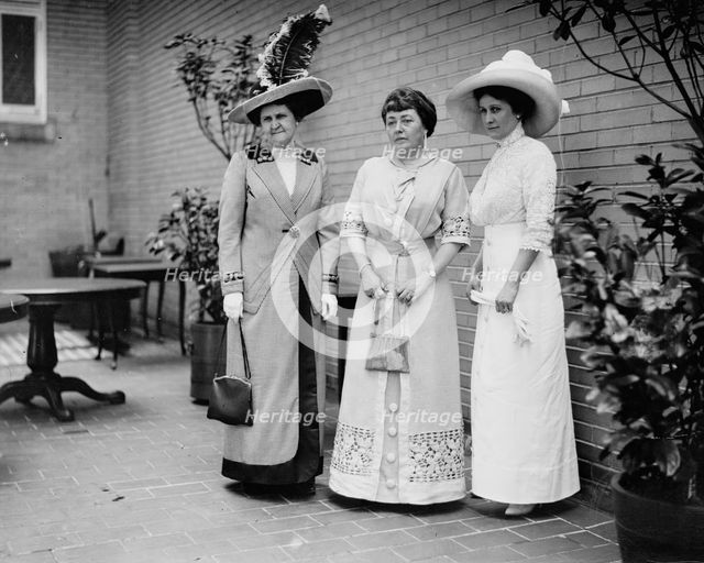 Mrs. Rob't Crain, Mrs. Norman E. Mack, Mrs. Tom Taggart, 1912. Creator: Bain News Service.