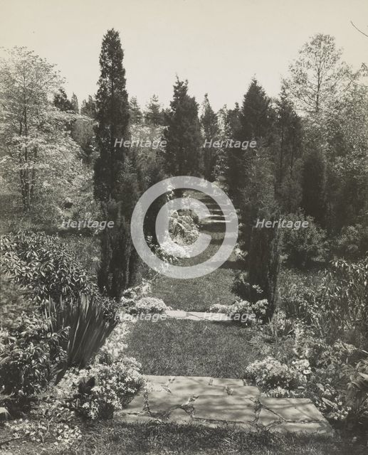 Mrs. Robert Bacon's estate Old Westbury, Long Island, between 1909 and 1927. Creator: Frances Benjamin Johnston.