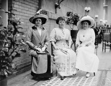 Mrs. Robert Crain, Mrs. Norman E. Mack, Mrs. Tom Taggart, 1912. Creator: Bain News Service