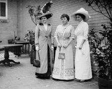 Mrs. Rob't Crain, Mrs. Norman E. Mack, Mrs. Tom Taggart, 1912. Creator: Bain News Service