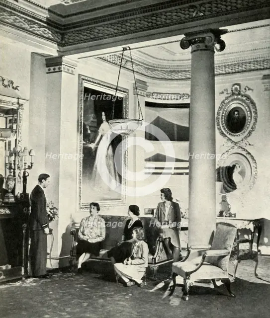 'Mrs. Roosevelt at the Palace', October 1942, (1947).  Creator: Unknown.