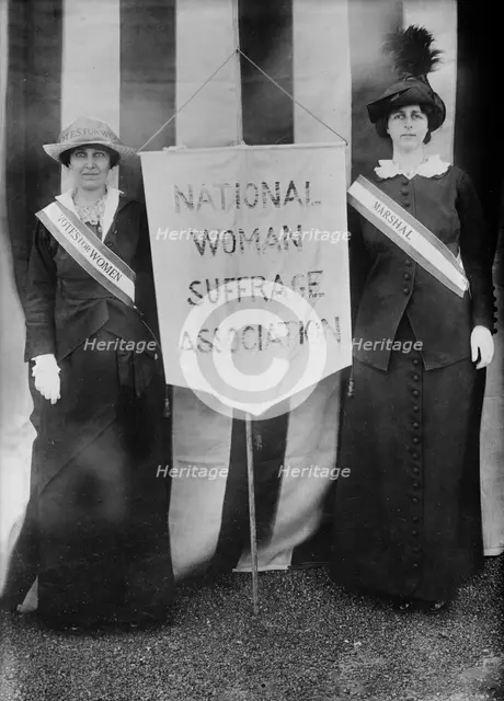Mrs. Stanley McCormick and Mrs. Chas. Parker, between c1910 and c1915. Creator: Bain News Service.