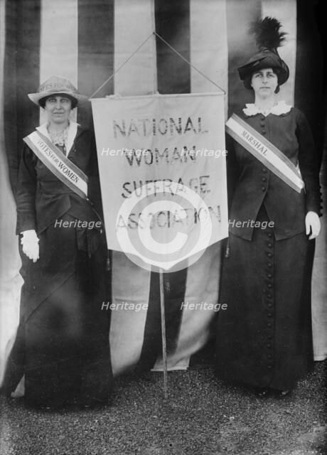 Mrs. Stanley McCormick and Mrs. Chas. Parker, between c1910 and c1915. Creator: Bain News Service.