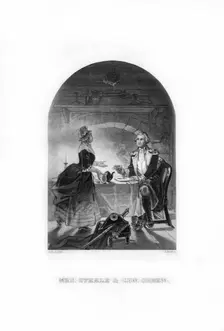 Mrs Steele and General Green c1770s, (1872).Artist: C Burt