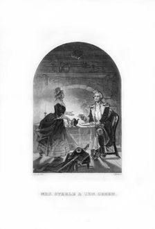 Mrs Steele and General Green c1770s, (1872).Artist: C Burt