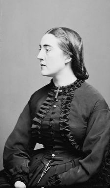 Mrs. Stephen A. Douglas, between 1855 and 1865. Creator: Unknown