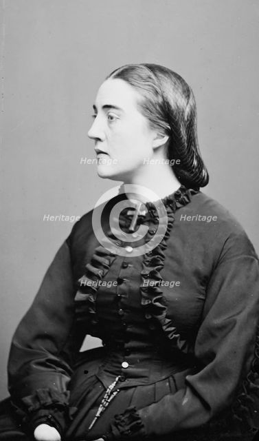 Mrs. Stephen A. Douglas, between 1855 and 1865. Creator: Unknown.