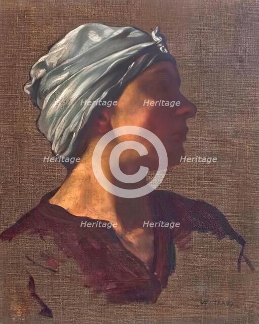 Mrs Strang, 1882. Creator: William Strang.