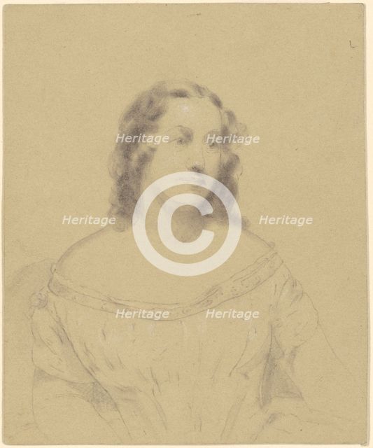 Mrs. Sylvanus D. Lewis (Estelle Anna Blanche Robinson), 1848-1856. Creator: Seth Wells Cheney.
