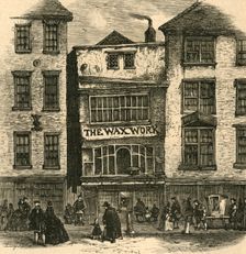 Mrs. Salmon's Waxwork, Fleet Street - Palace of Henry VIII. and Cardinal Wolsey (1897). Creator: Unknown
