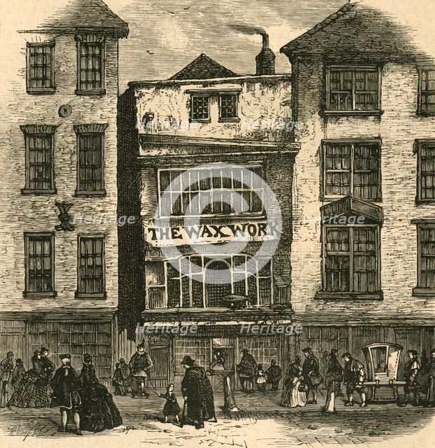 'Mrs. Salmon's Waxwork, Fleet Street - Palace of Henry VIII. and Cardinal Wolsey', (1897). Creator: Unknown.