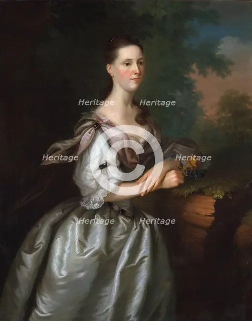 Mrs. Samuel Cutts, ca. 1762-63. Creator: Joseph Blackburn.