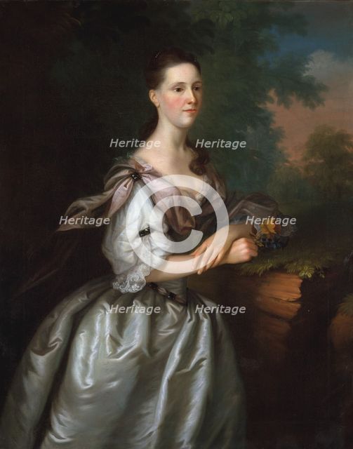 Mrs. Samuel Cutts, ca. 1762-63. Creator: Joseph Blackburn.