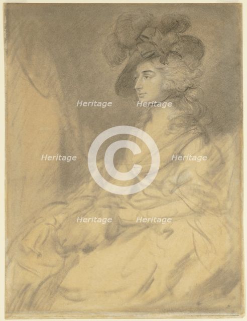 Mrs. Sarah Siddons, 1785. Creator: Thomas Gainsborough (British, 1727-1788).
