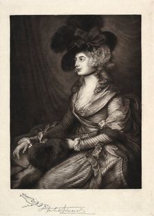 Mrs. Sarah Siddons, 19th-20th century. Creator: Samuel Arlent-Edwards (American, 1862-1938)