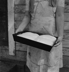 Mrs. Schrock takes good care of her family, Yakima Valley, Washington (near Wapato), 1939. Creator: Dorothea Lange