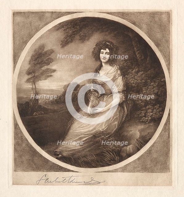 Mrs. Sheridan, 19th-20th century. Creator: Samuel Arlent-Edwards (American, 1862-1938).