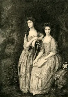Mrs. Sheridan and Mrs. Tickell c1772, (1908). Creator: Unknown