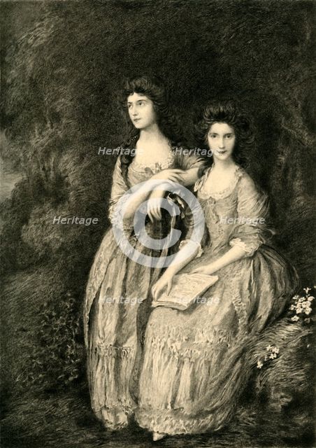 'Mrs. Sheridan and Mrs. Tickell', c1772, (1908). Creator: Unknown.