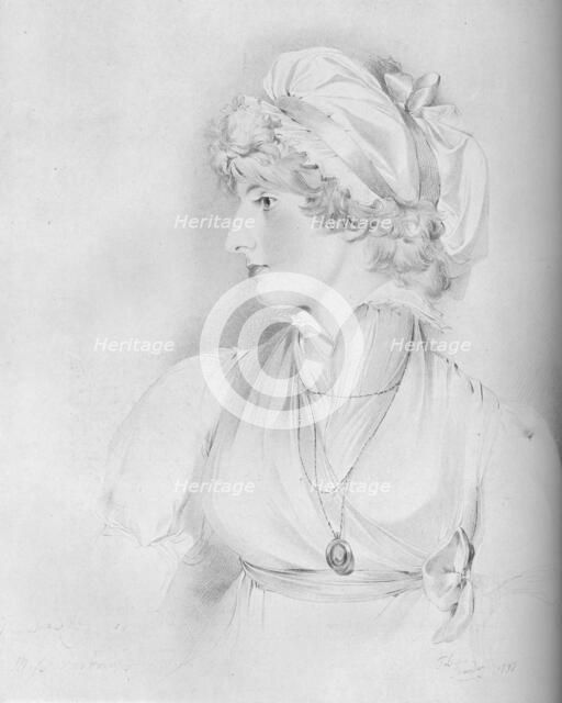 'Mrs. Siddons', 1797. Artist: RJ Lane.