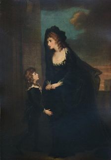 Mrs. Siddons and Her Son in the Tragedy of Isabella, 1784, (1935). Artist: William Hamilton