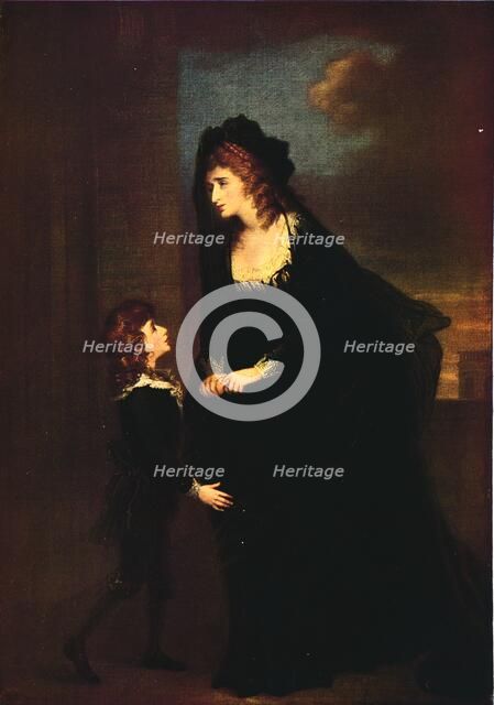 'Mrs. Siddons and her Son in the Tragedy of Isabella', 1784. Artist: William Hamilton.
