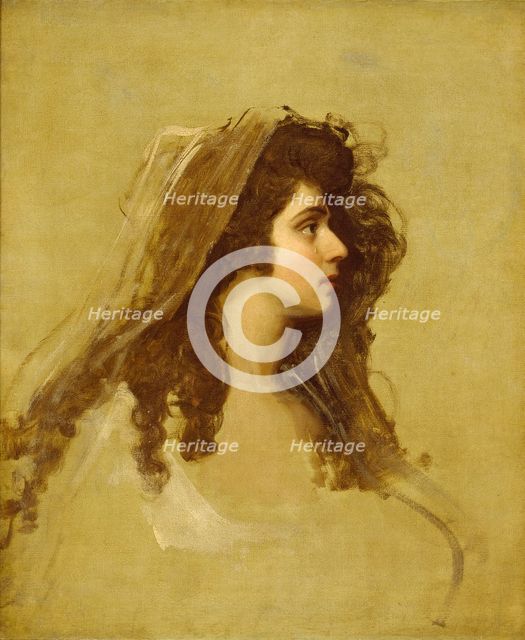 Mrs Siddons, c1784. Artist: George Romney.