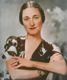 Mrs Simpson: A Studio Portrait 1937. Creator: Unknown