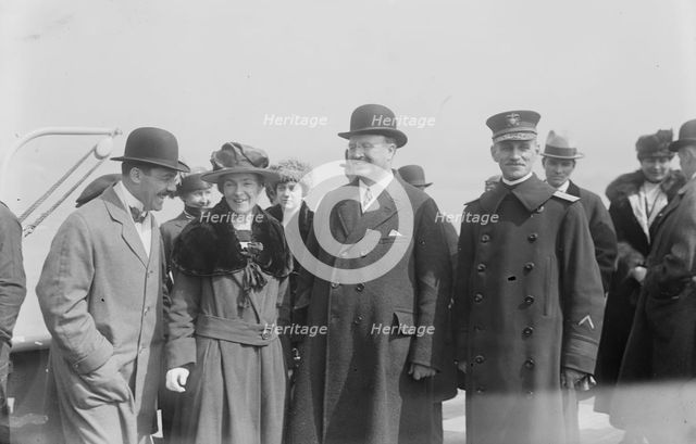 Mrs. Sims, Hylan, Adm. Burrage, between c1915 and c1920. Creator: Bain News Service.