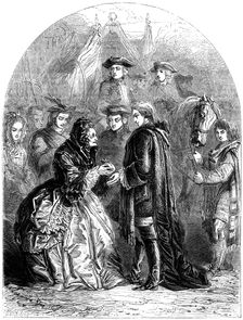 Mrs Skyring welcoming the Young Pretender, 18th century (19th century).Artist: TE Nicholson