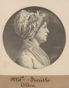 Mrs. Smith, 1801. Creator: Charles Balthazar Julien Févret de Saint-Mémin