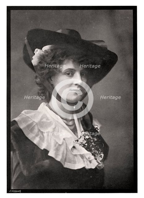 Mrs T Eyre Macklin, 1901.Artist: David Blount
