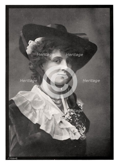 Mrs T Eyre Macklin, 1901.Artist: David Blount