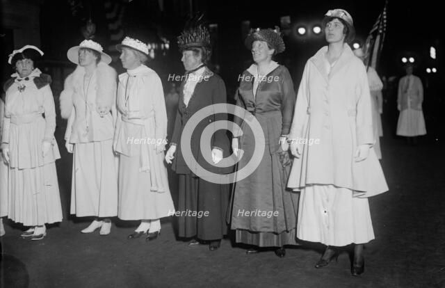 Mrs. T. Hitchcock, Lota Robinson, Mrs. Roosevelt & Miss Alexander, between c1915 and c1920. Creator: Bain News Service.