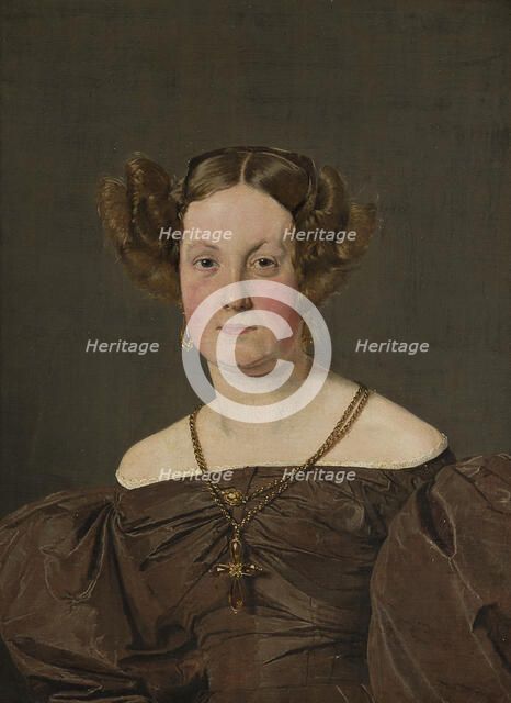 Mrs Th Petersen, née Roepstorff, 1833. Creator: Christen Kobke.