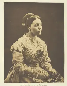 Mrs. Thackeray Ritchie, 1870, printed c. 1893. Creator: Julia Margaret Cameron