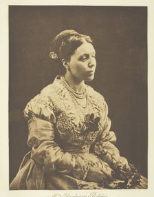 Mrs. Thackeray Ritchie, 1870, printed c. 1893. Creator: Julia Margaret Cameron