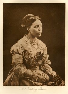 Mrs Thackeray Ritchie (from life), c1867. Creator: Julia Margaret Cameron