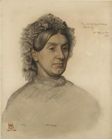 Mrs Thomas Combe (1806-1893), 19th century. Artist: William Holman Hunt