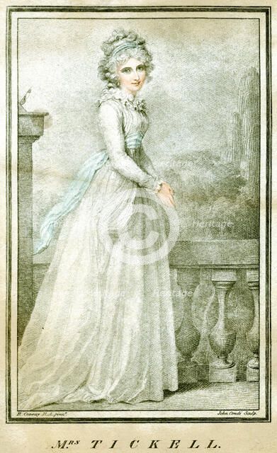 'Mrs Tickell', c1780-1810Artist: Richard Cosway