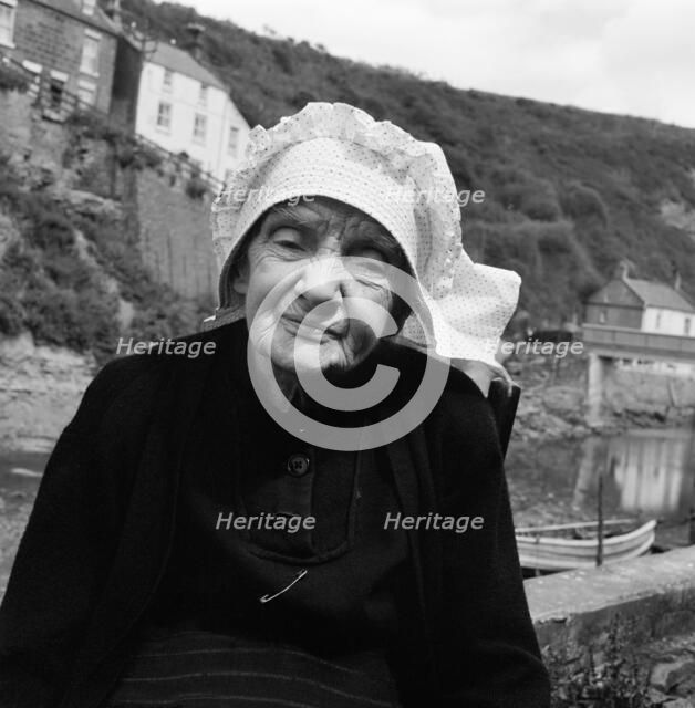 Mrs Verrill, aged 85, Staithes, North Yorkshire, 1956. Artist: John Gay