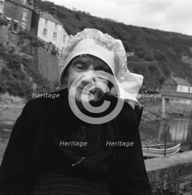 Mrs Verrill, Staithes, North Yorkshire, 1956. Artist: John Gay