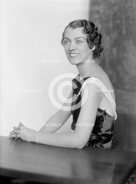 Mrs W.C. Bullock, Portrait, 1933. Creator: Harris & Ewing.