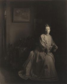 Mrs. White - In the Studio, 1907, printed c. 1920s. Creator: Clarence H White
