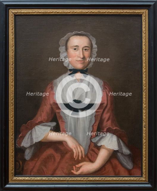 Mrs. William Allen, between 1756 and 1758. Creator: Johan Hesselius.